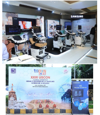 Samsung Stall setup on Uscon 2023